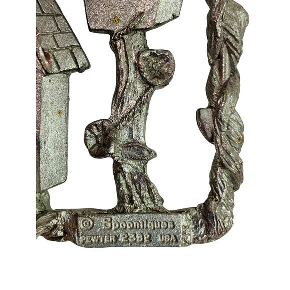 Spoontiques Pewter Ornament Suncatcher Prism Birdhouses 3" #2387 - Picture 5 of 5